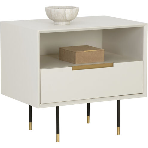 Danbury 26 X 24 inch Modern Cream Night Stand